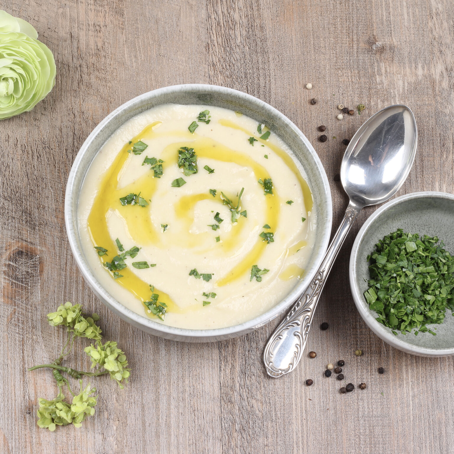 Schnelle Blumenkohlcremesuppe